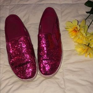 Liv & Maddie Glitter Slip Ons Size 4